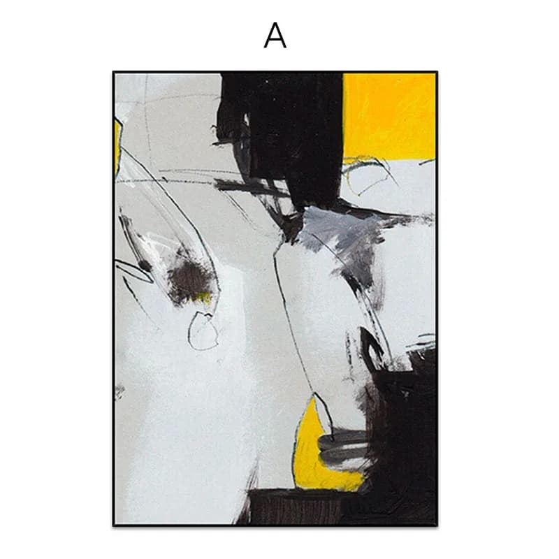 Peinture à l'huile abstraite faite à la main, grand tableau mural moderne, Art de salon, toile acryl