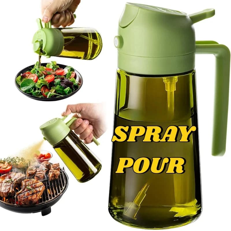 Distributeur d'huile d'olive en plastique pour accessoires de cuisine, accessoires pour friteuse à a