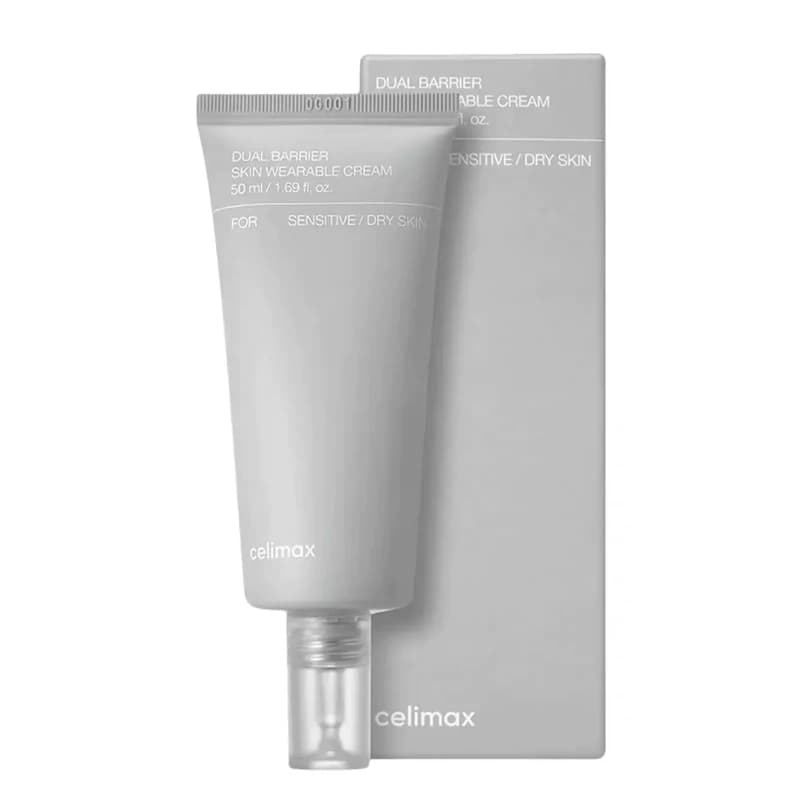 Crème Tonique Crémeuse Double Barrière Celimax, Crème Visage Hydratante Longue Durée Contrôle Sébum,
