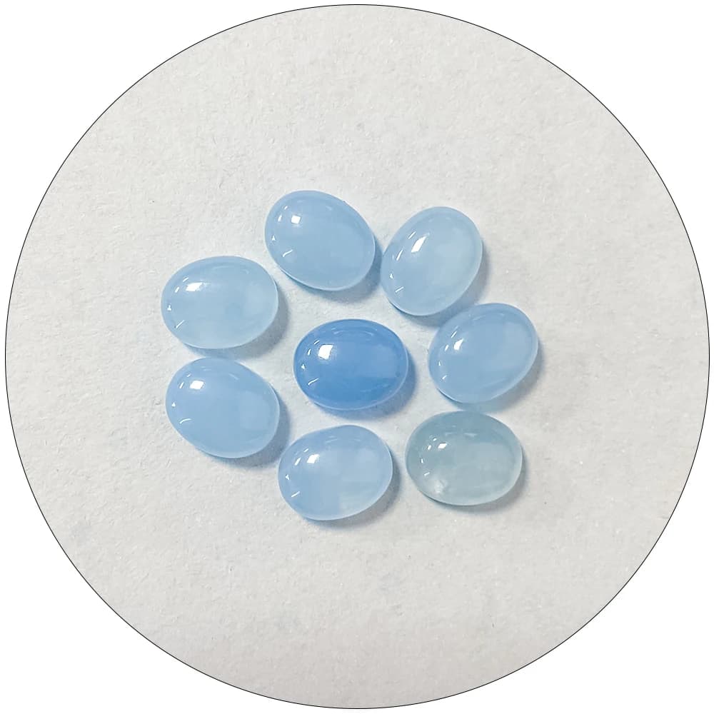 5 pièces/sac Pierres en vrac Pierre de lune naturelle Larimar Pierre ambrée Pierre naturelle de haut