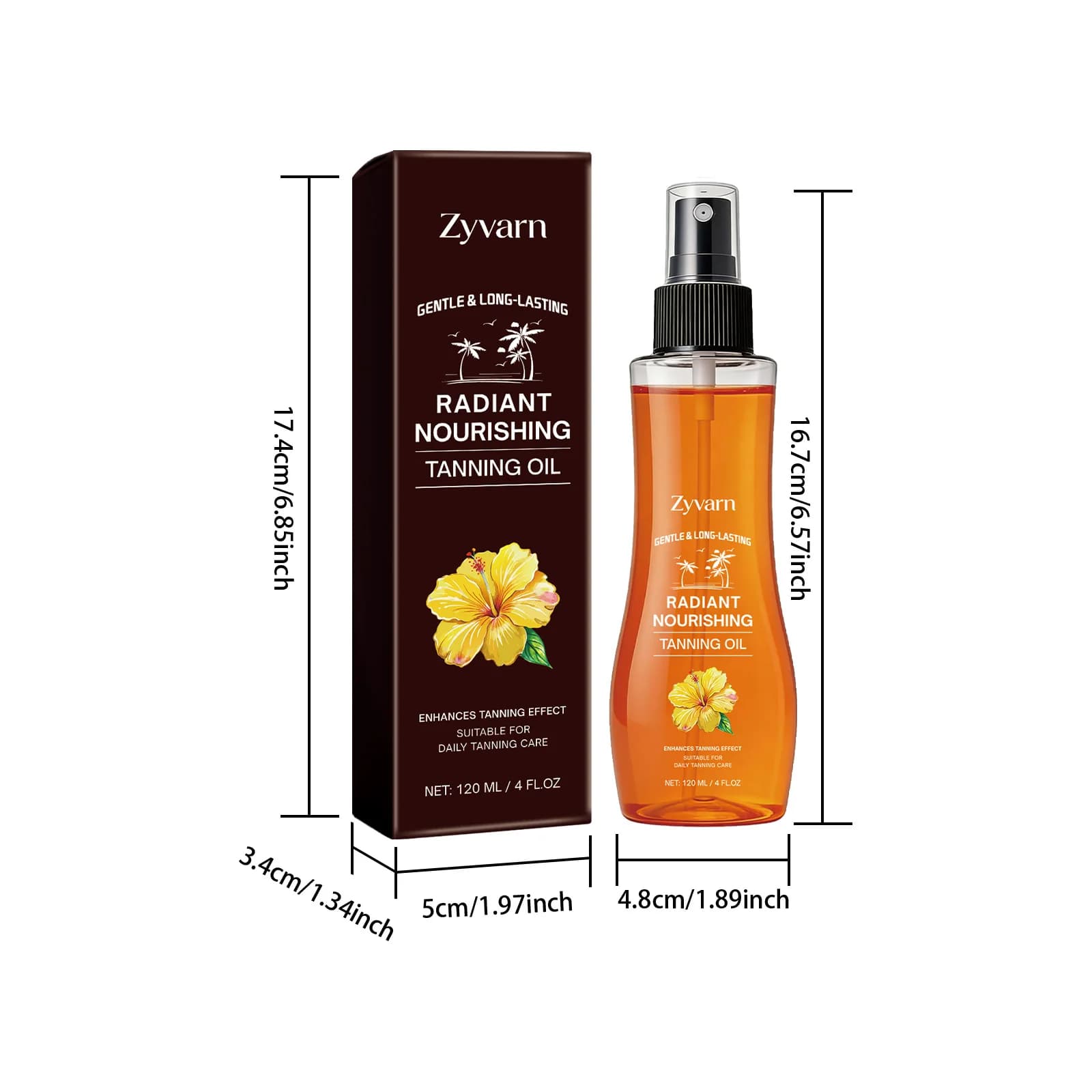 Huile de bronzage nourrissante, huile de bronzage durable pour un éclat hâlé, soin hydratant pour la