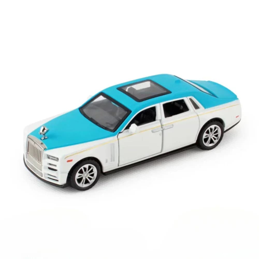 Modèle de voiture Royce Phantom en alliage moulé sous pression, jouet de Simulation avec son et lumi