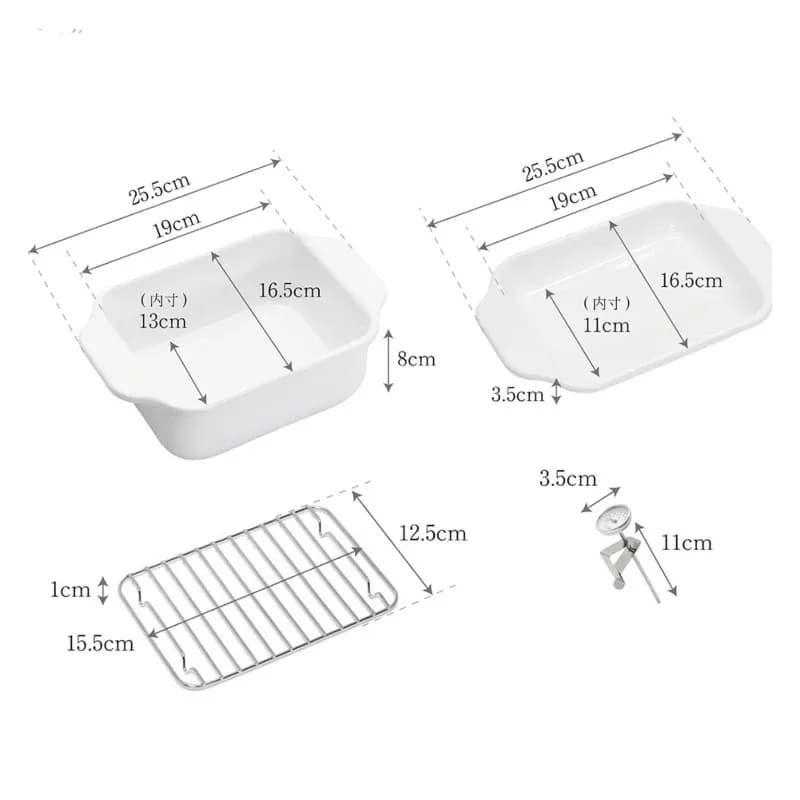 BSEVB-Friteuse en émail de style coréen avec grille filtrante et thermomètre - Compatible avec les c