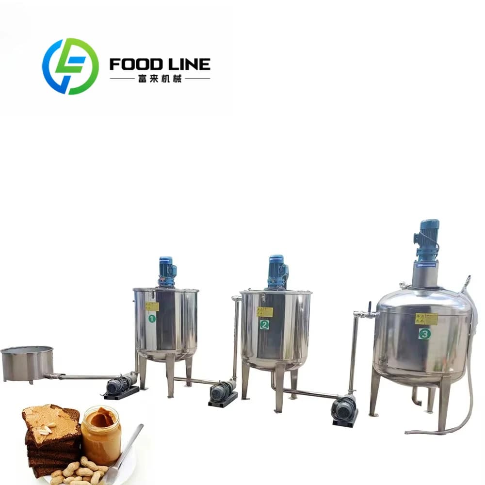 Machines de ligne de production de pâte d'arachide de Tahini de beurre d'amande et de sésame pour la