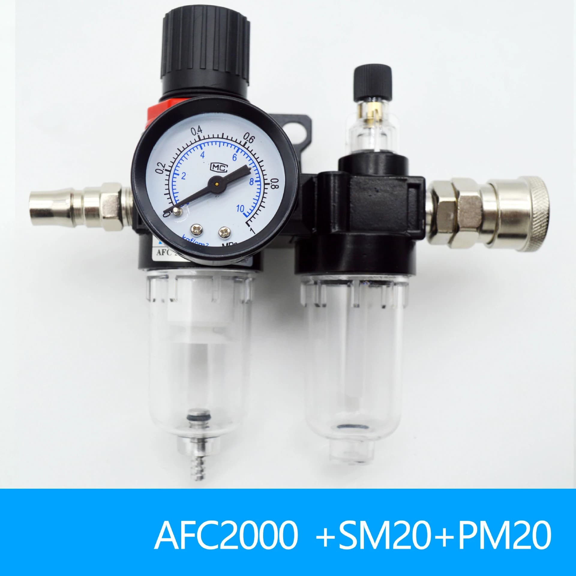 AFC2000 AFR2000 + AL2000 G1/4 compresseur d'air séparateur d'huile et d'eau le filtre à air est util