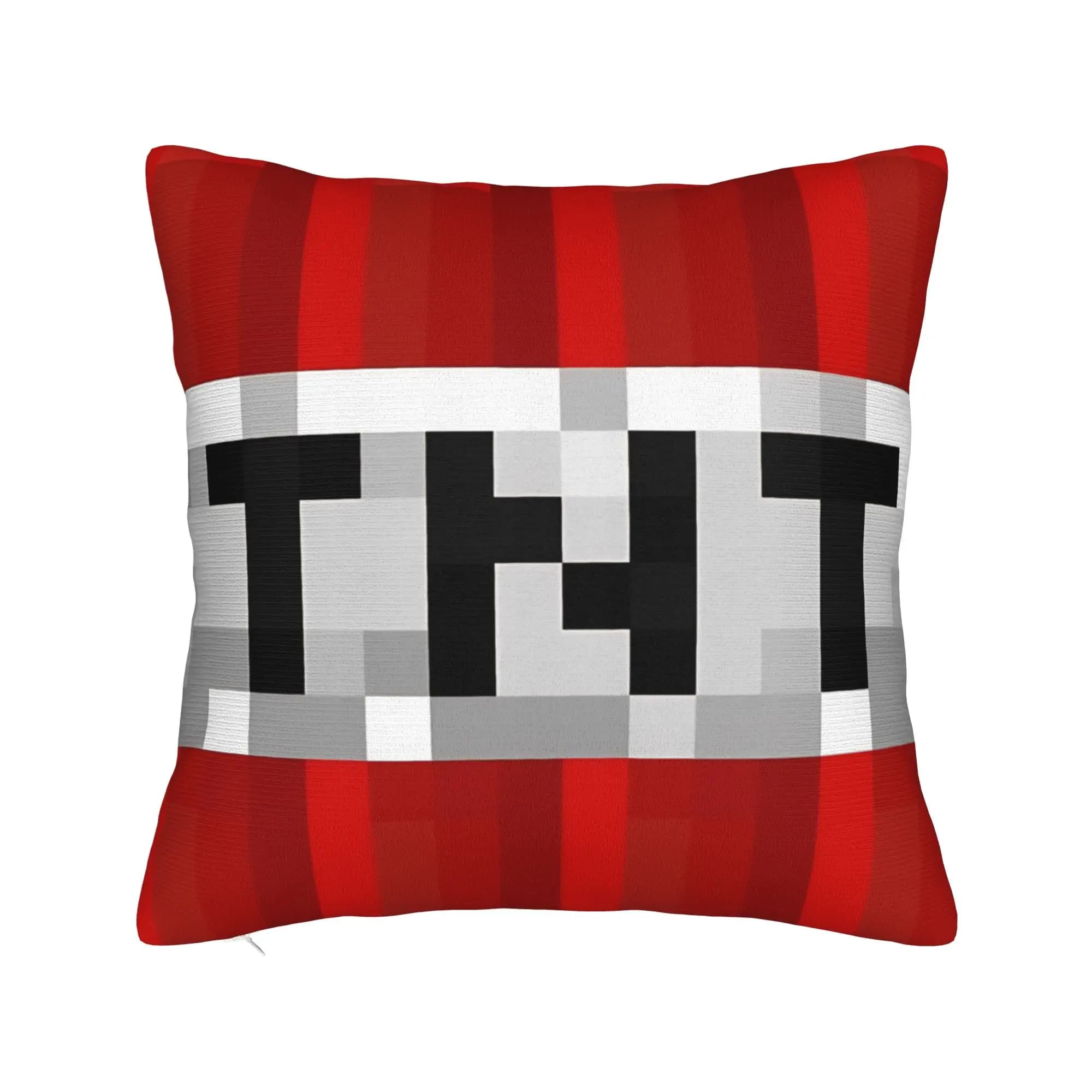 Housse de coussin mosaïque Pixel Tnt bloc rétro taie d'oreiller à la mode pour bureau voiture décor 