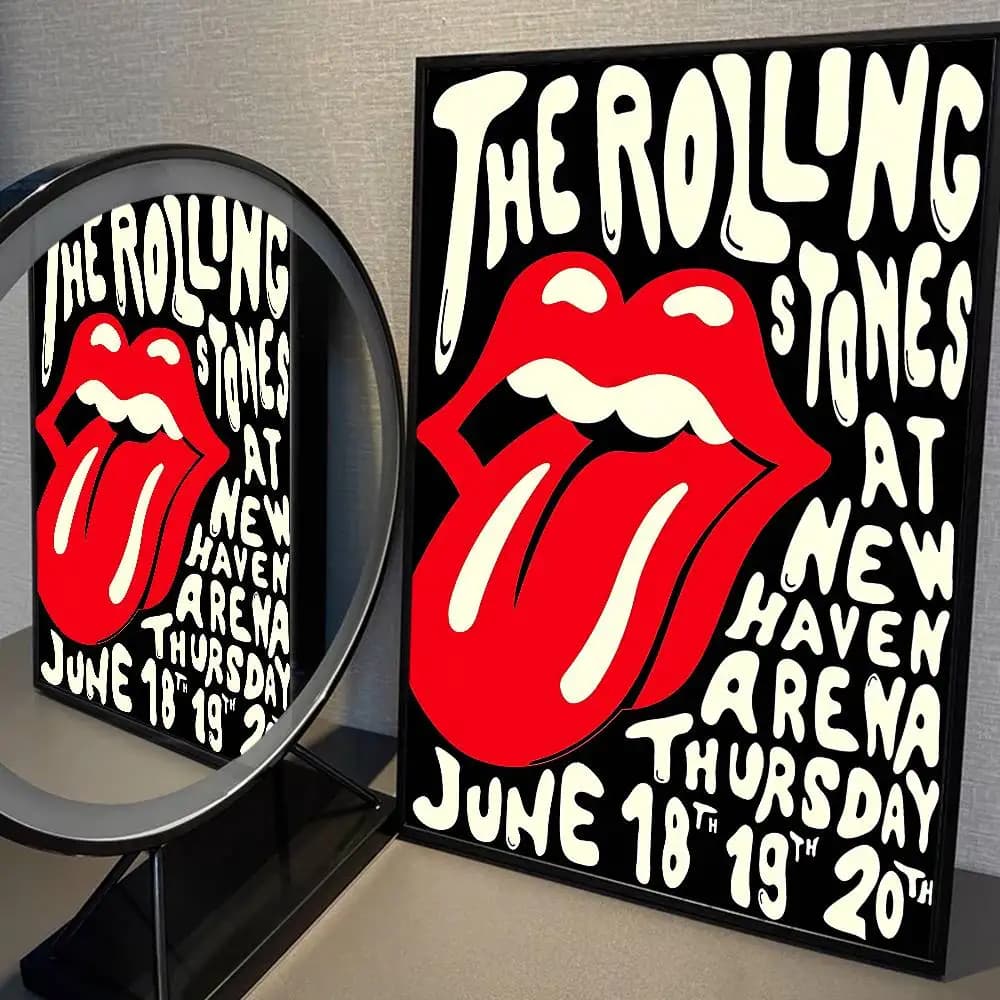 T-The R-Rolling S-Stones Impressions et affiches de bonne qualité, impressions sur papier blanc, aff