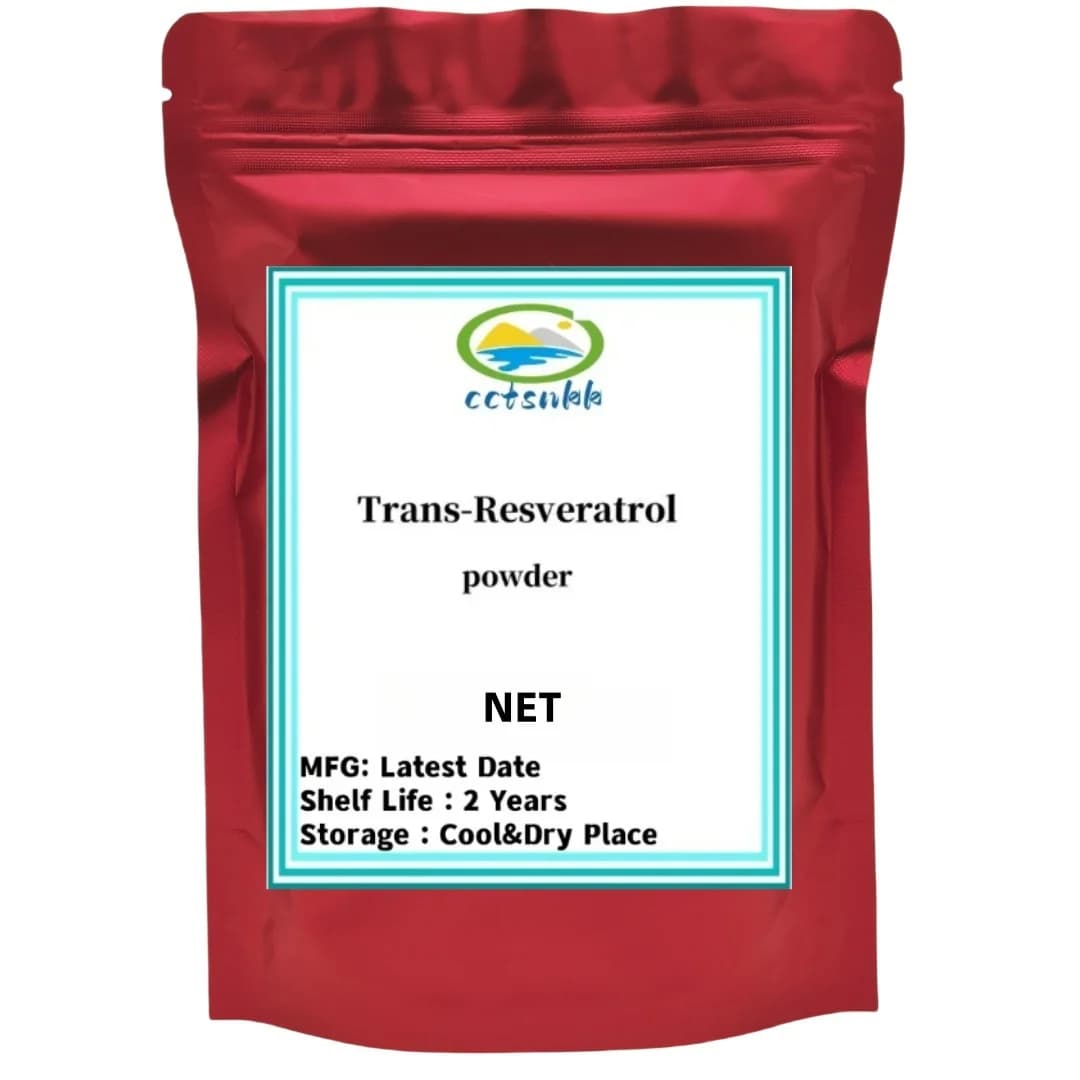 Poudre trans-résveratrol, supplément antioxydant, blanchiment de la peau, Anti-cancer Nmn, matériaux