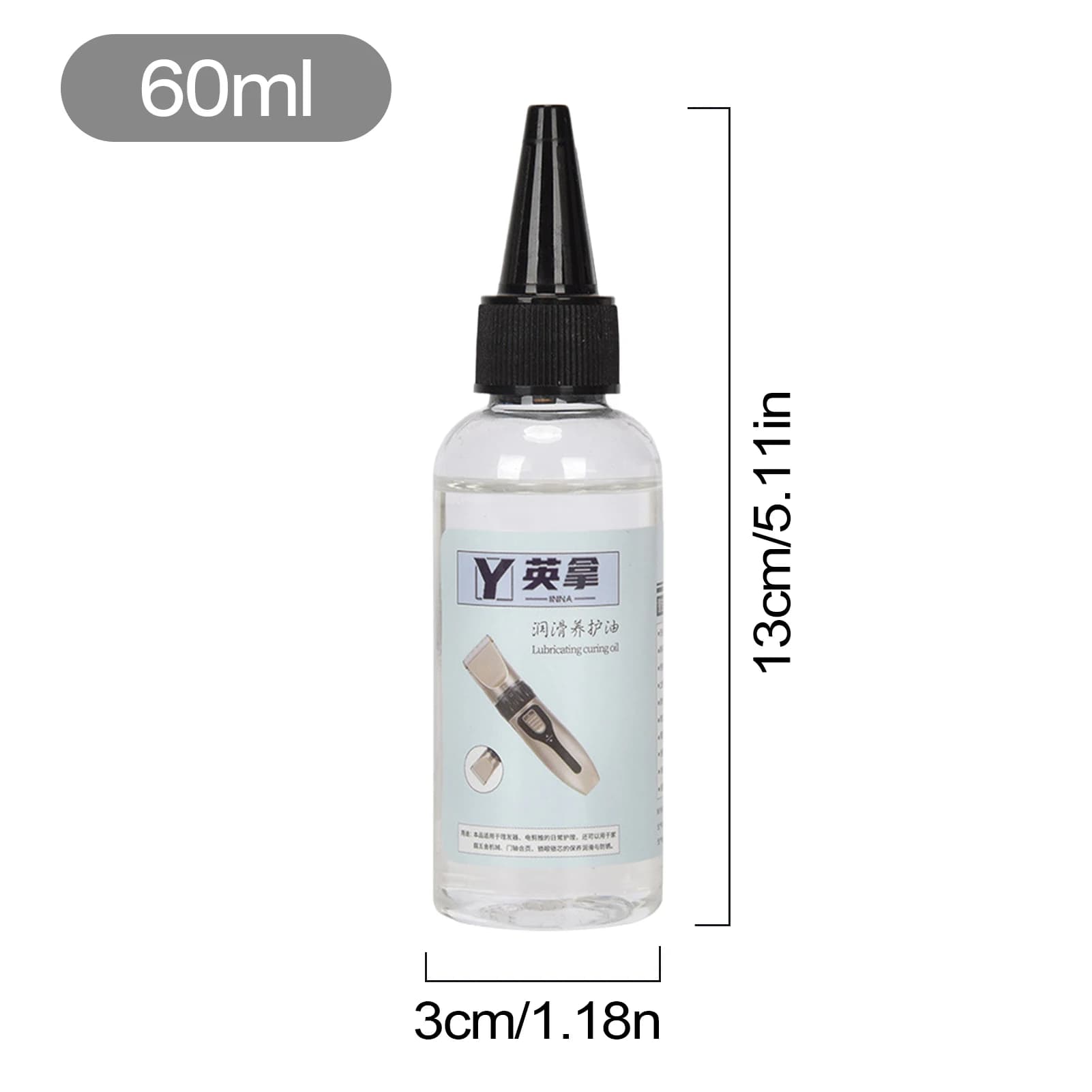 Huile de lame de tondeuse à cheveux 60/100ml, huile d'entretien pour rasoir électrique, lubrifiant p