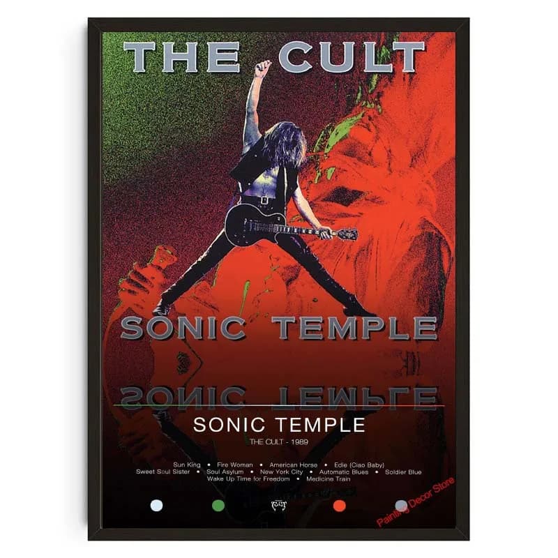 Affiches et imprimés d'étoiles de Rock, Album classique, groupe de Rock Road to Ruin, peinture sur t