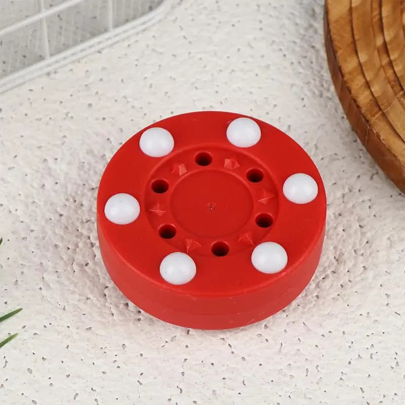 Puck de hockey en ligne à 6 billes pour glisse fluide, idéal pour l'entraînement et la pratique du p