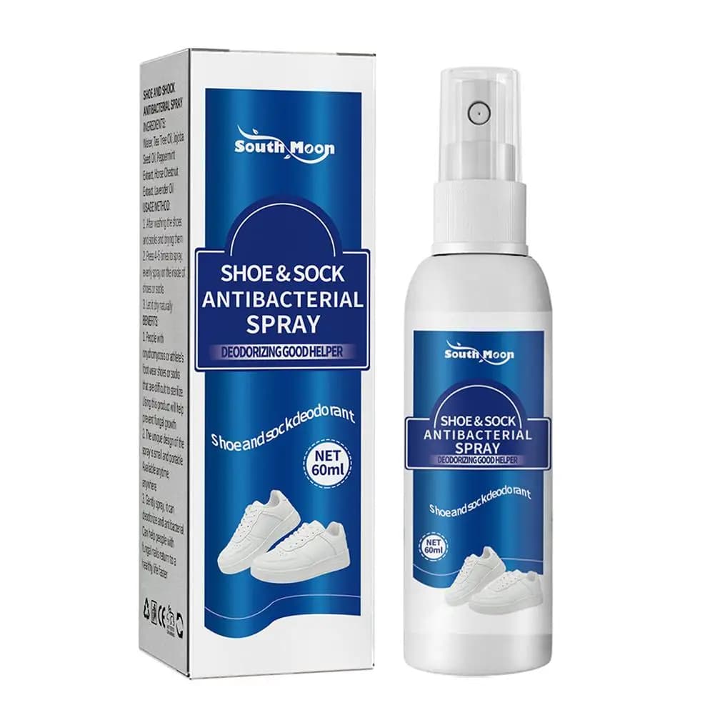 Spray antibactérien pour chaussures, 60ml, odeur de pied, désodorisant, chaussettes, dissolvant d'od