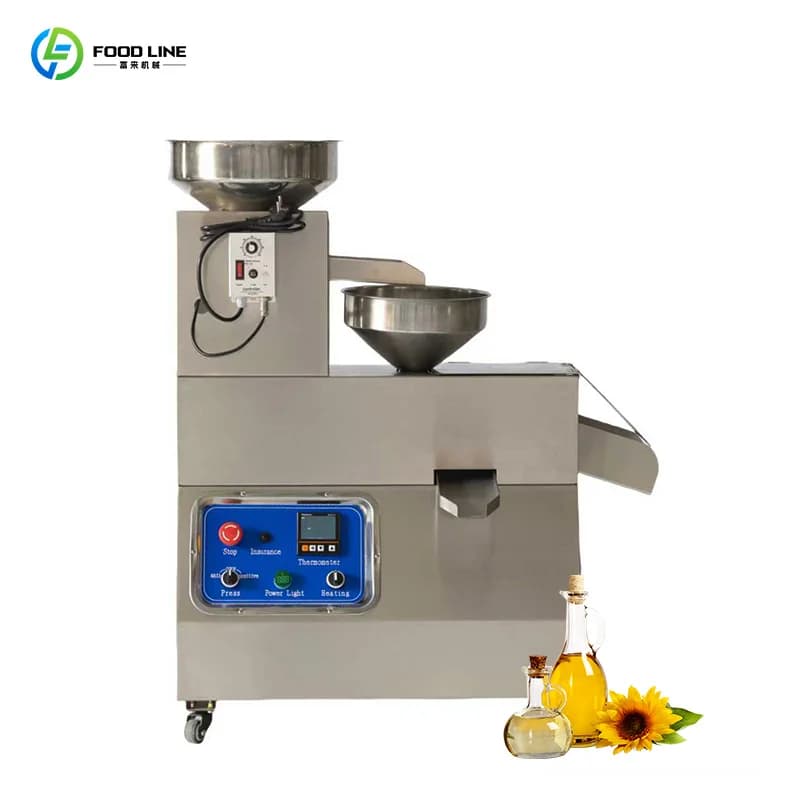 Extracteur d'huile miniature en acier inoxydable 304 pour appareils de cuisine, presse à huile domes