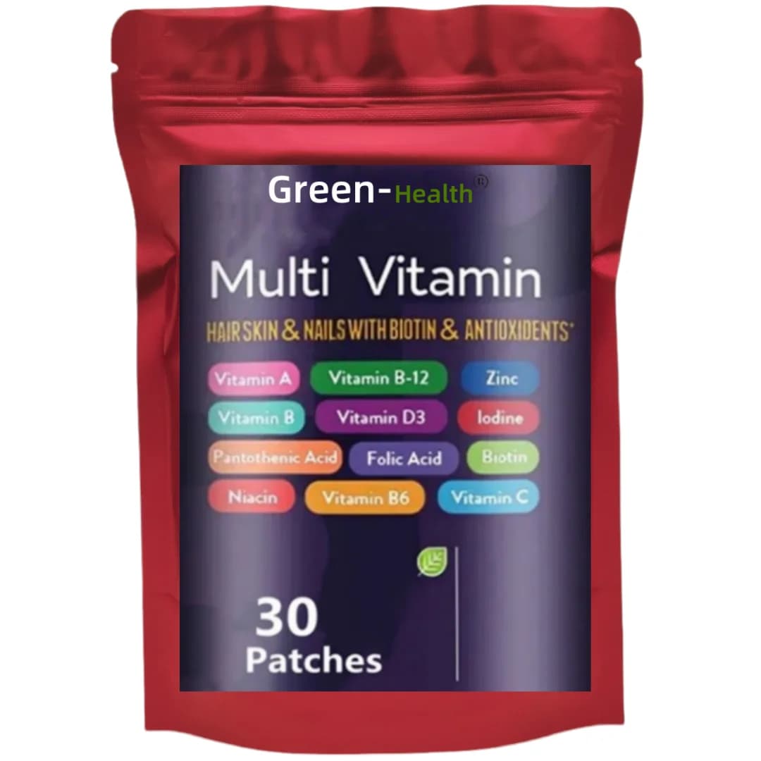 Patchs multivitaminés - Emballés avec vitamines et minéraux, augmente l'énergie, soutient le système