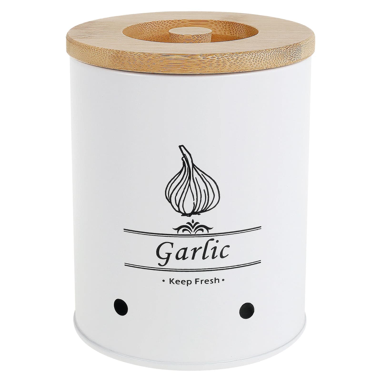 Pot de rangement pour gardien d'ail, boîte de rangement polyvalente pour oignon, pomme de terre, ail