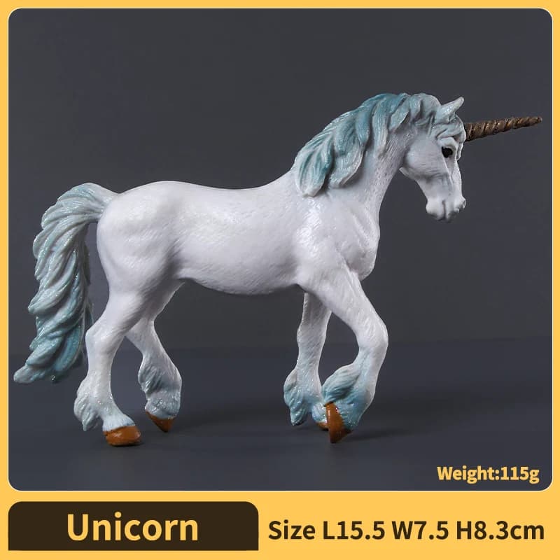 Jouet réaliste de figurine d'action de cheval sauvage-modèle d'animaux à collectionner pour les enfa