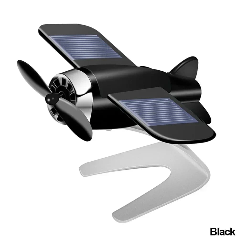 Diffuseur d'huiles essentielles pour voiture, désodorisant solaire pour avion, Base en bois, diffuse