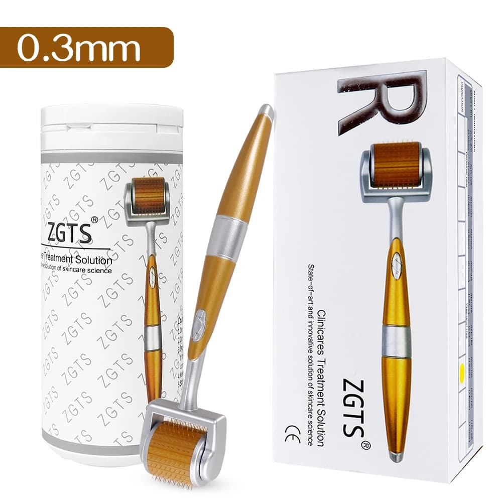 Derma Roller ZGTS 540 aiguilles Microneedle Roller visage corps pour usage domestique Microdermabras