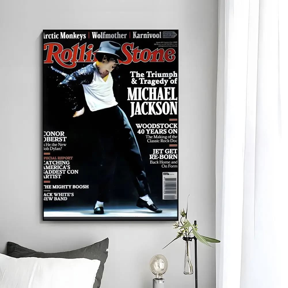 Affiche murale du magazine de musique Rolling Stone, impression artistique, peinture murale décorati