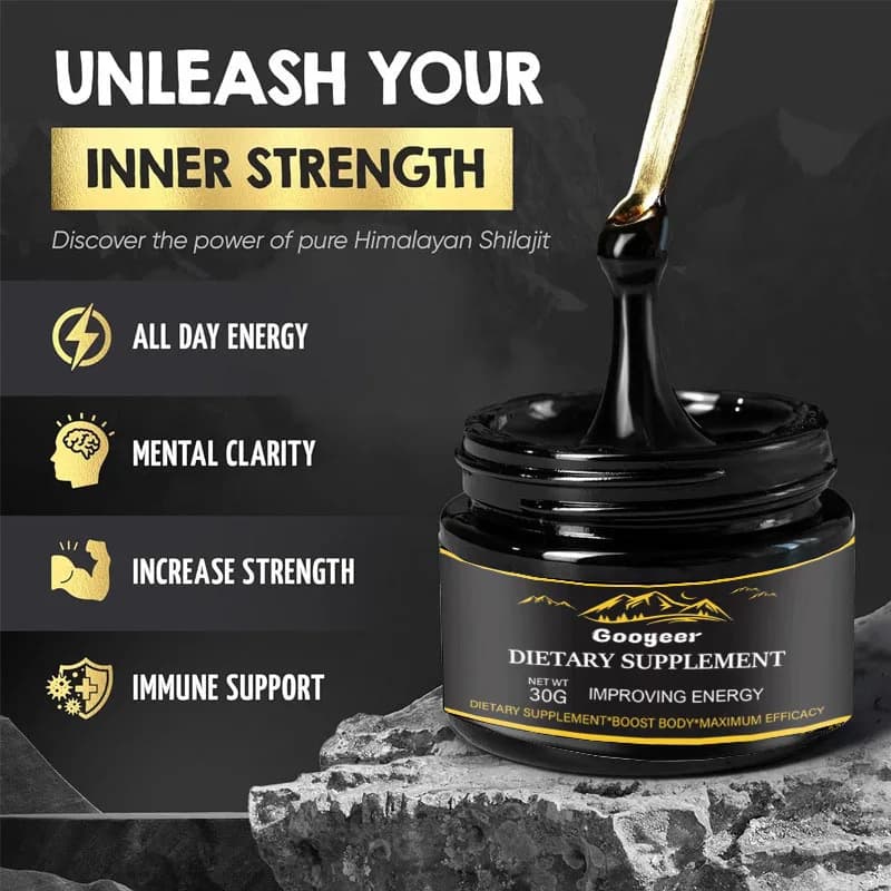 Shilajit-Acide Fulvique Naturel Himalaya, 100% Naturelle, 85 + Trace Minorganisateur, Santé du Corps