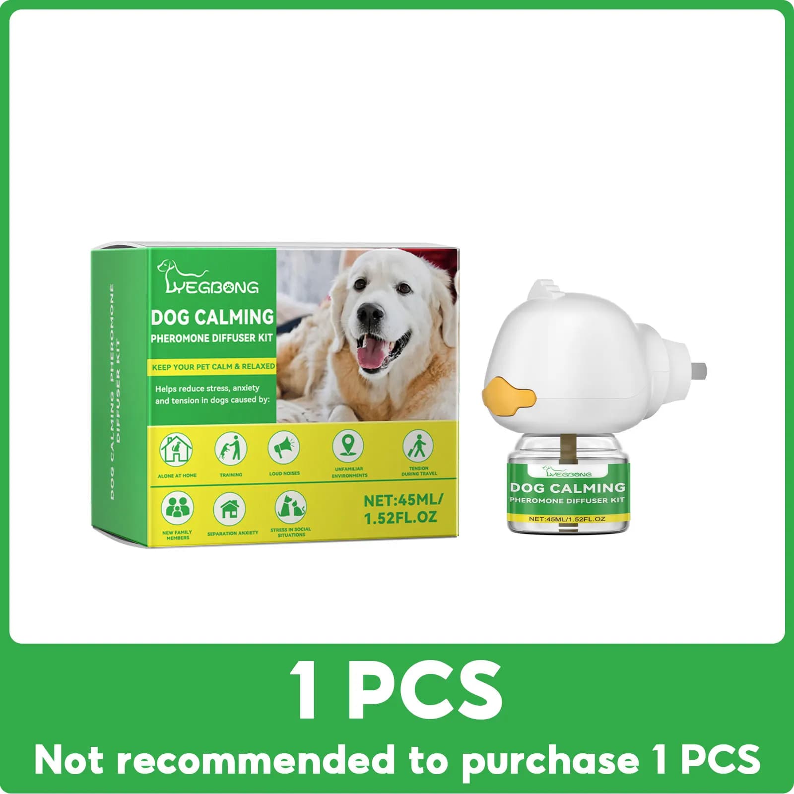 Diffuseur apaisant de phéromones pour animaux de compagnie, pour chats et chiens, relaxant, soulagem