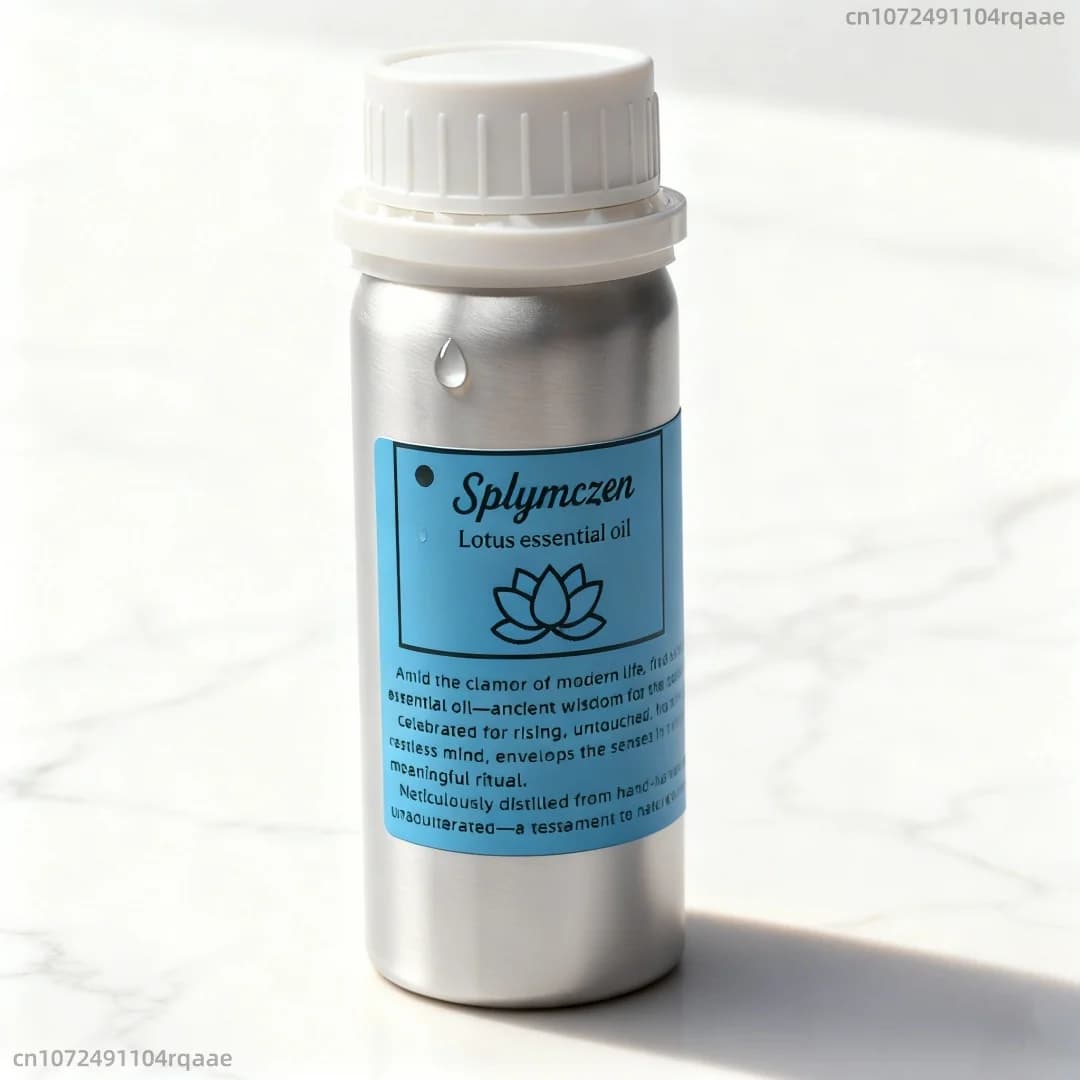 Diffuseur d'huile essentielle de lotus bleu naturel, parfum longue durée, arôme relaxant pour la cha