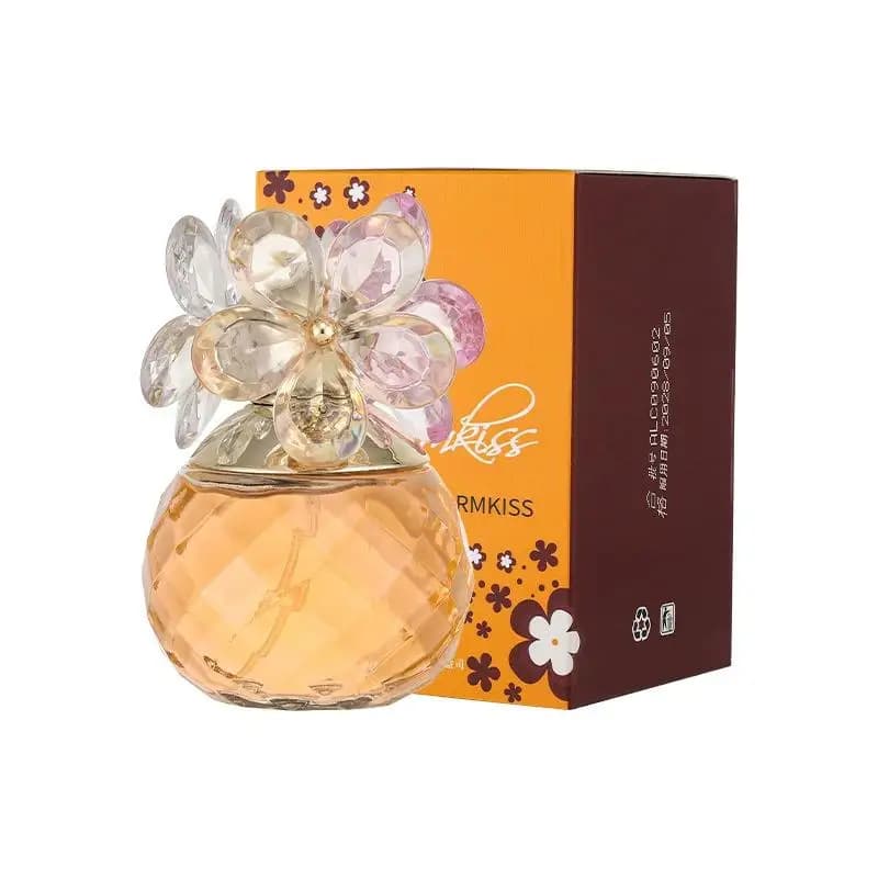 Parfum unisexe floral frais naturel 60 ml, Happiness Flower, eau de toilette longue durée
