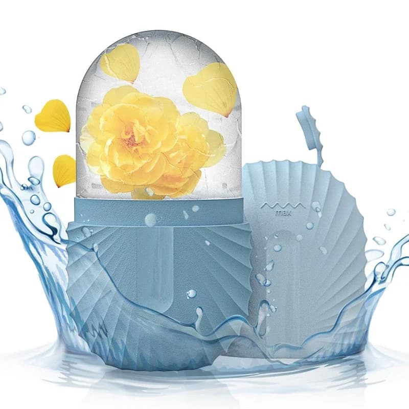 Rouleau de glace pour le visage, Cube de glace, Massage de beauté, moule à glace en Silicone pour le