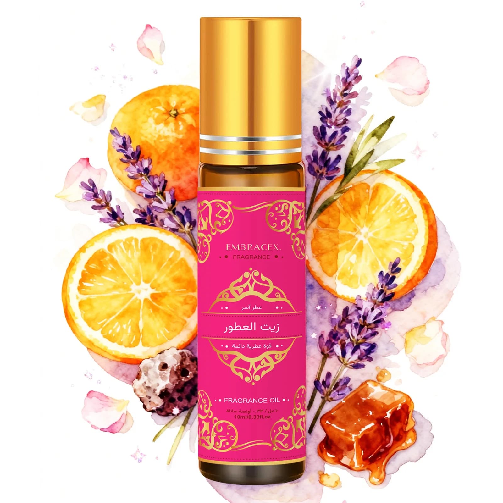 8PC/1PC 10ml Huiles essentielles en roll-on Cadeau Eid al-Fitr Humidificateur Six parfums longue dur