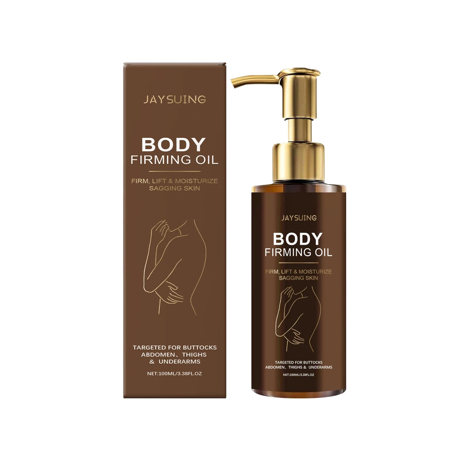 Huile corporelle raffermissante Anti-Cellulite hydratante, raffermissante pour la peau, Anti-âge pou
