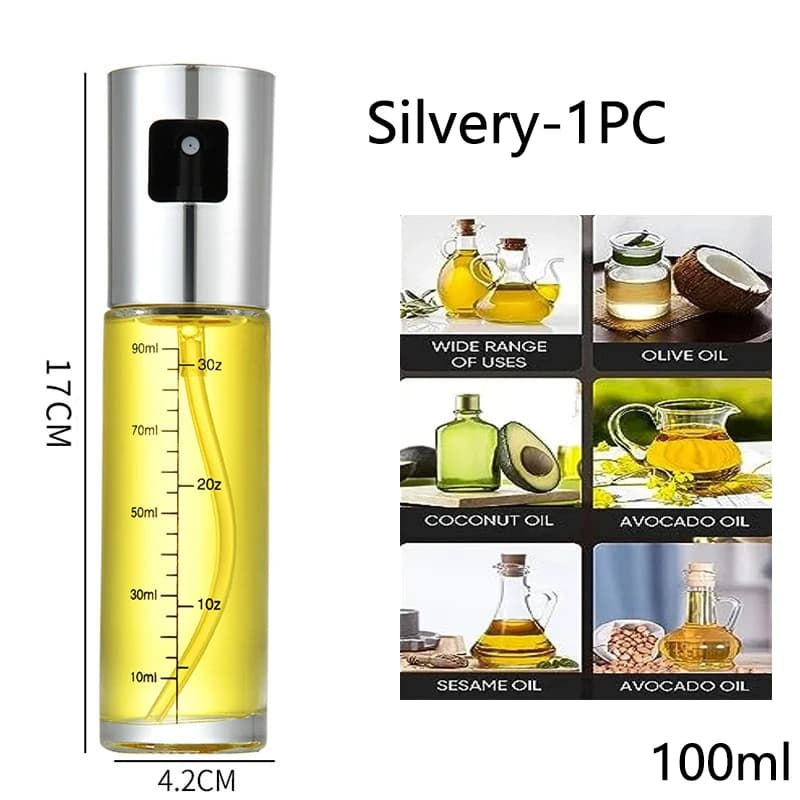 Pulvérisateur d'huile en verre pour la cuisson, vaporisateur d'olive pour salade barbecue cuisine cu