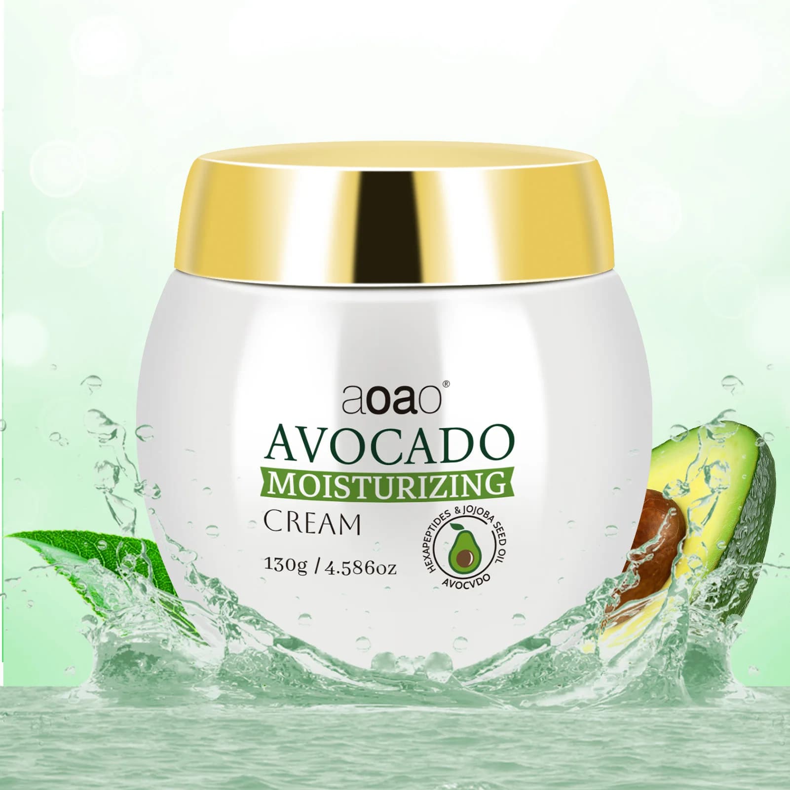 Crème d'avocat et de miel au beurre de karité et céramides Essence nourrissante Lotion hydratante en