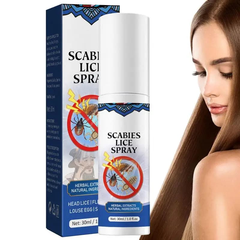 Spray Anti-Poux pour Cheveux, 30ml