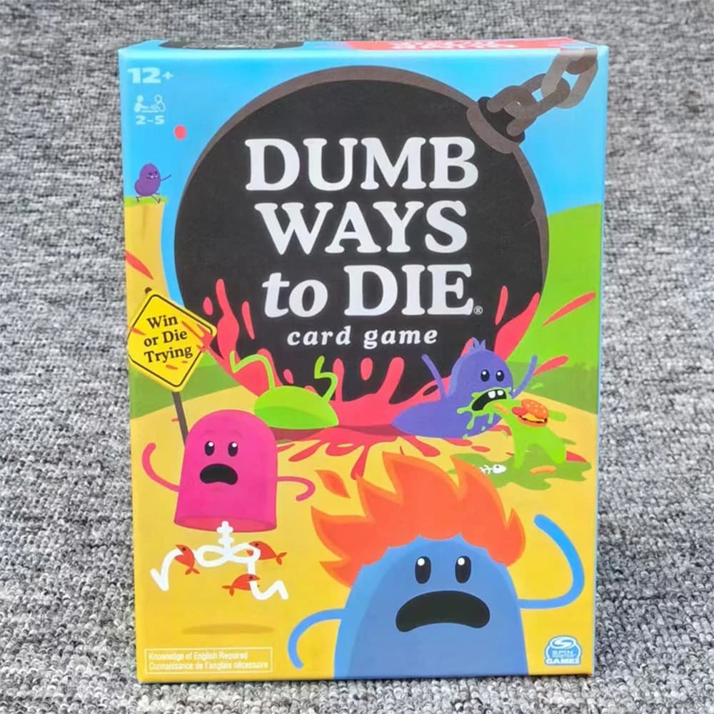 Spin Master Games, Dumb Ways to Die - Un jeu de cartes de frappe virale adapté au collège, aux anniv