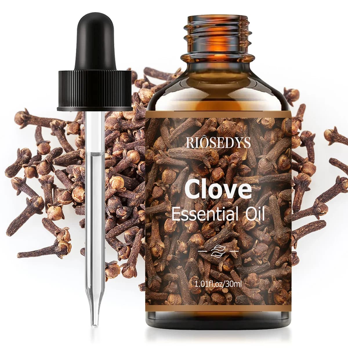 L'huile essentielle de clou de girofle, avec un parfum woody, convient au massage corporel et aux so