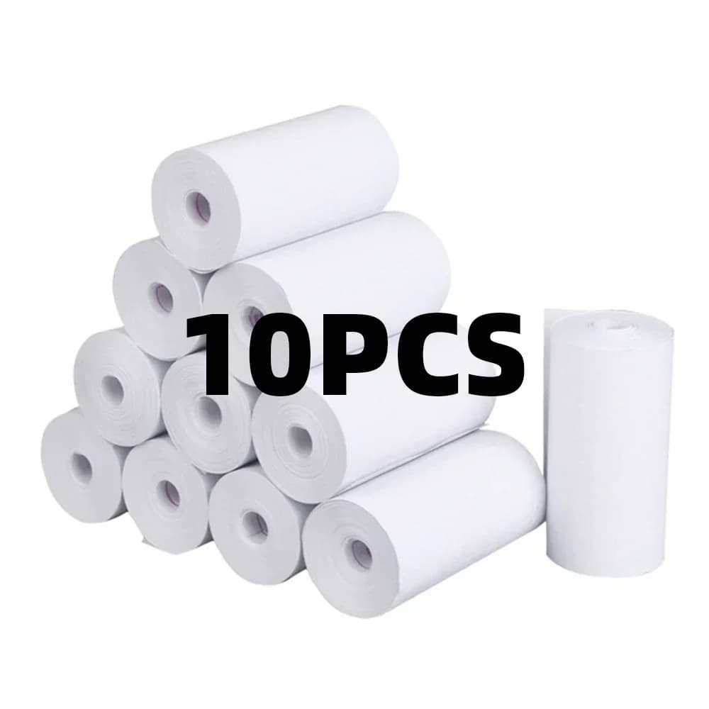 10 rouleaux 57x25 MM papier thermique blanc enfants caméra impression instantanée enfants caméra imp