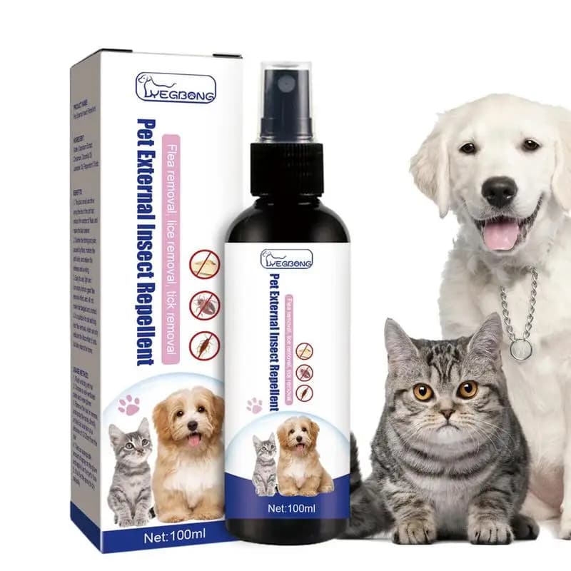 Gouttes anti-puces pour animaux de compagnie, insecte anti-puces, poux, sans danger pour la maison e