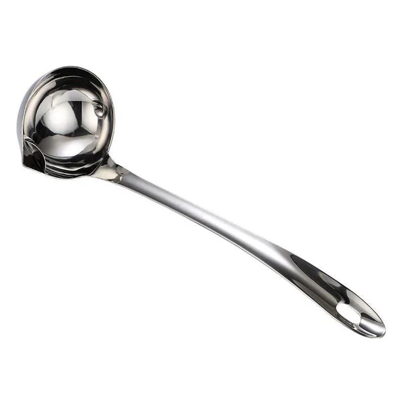 Séparateur d'huile en acier inoxydable, passoire à soupe, cuillère à soupe, huile de sauce, séparate