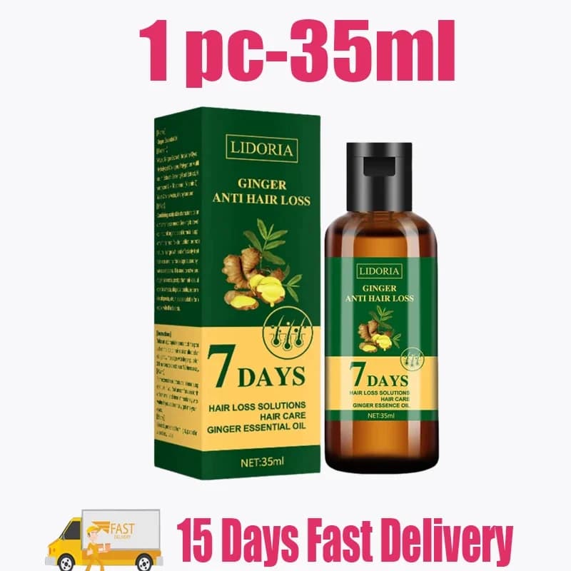 Sérum de croissance des cheveux 7 jours, Capsule essentielle de repousse rapide, Anti-perte de cheve