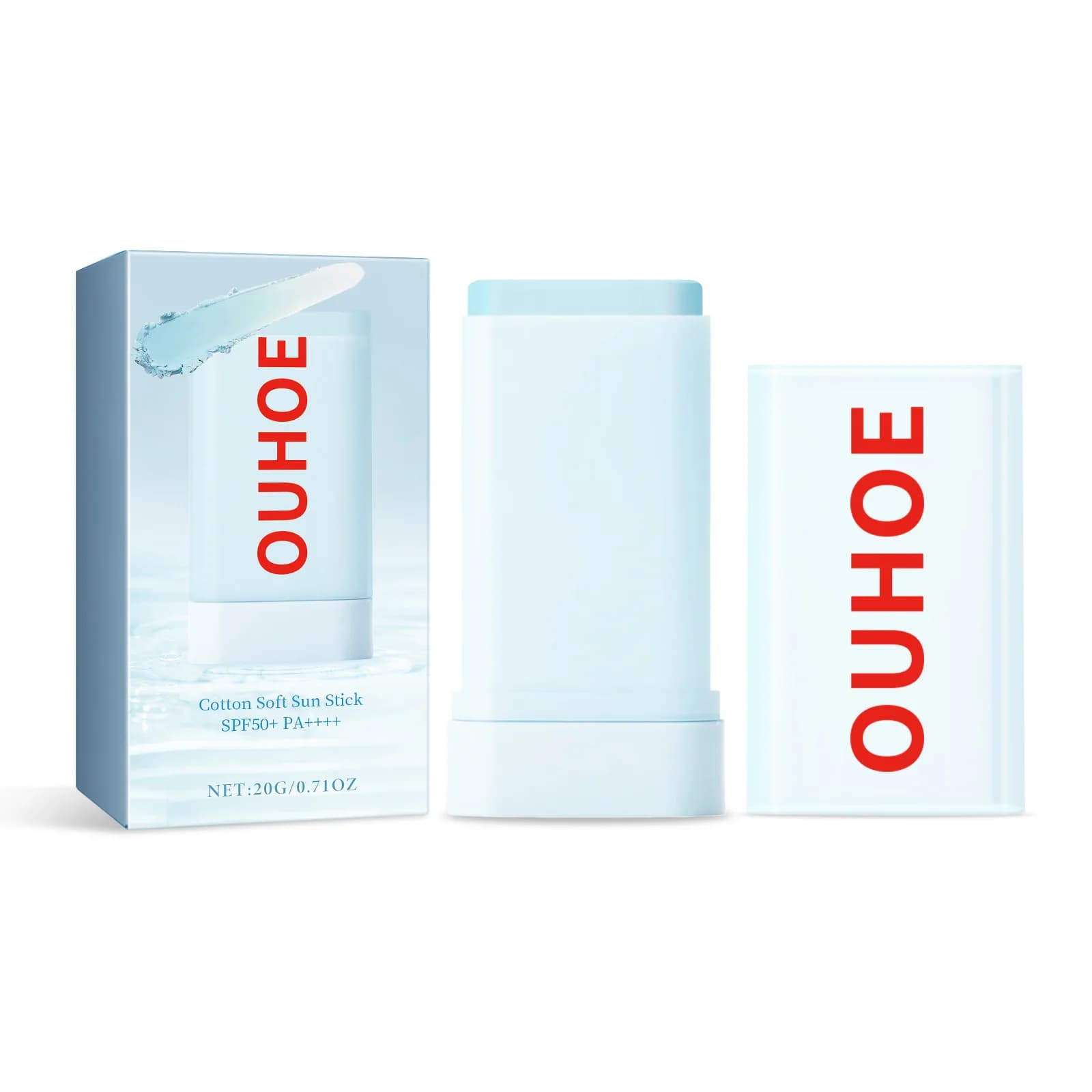 Crème solaire Stick Spf 50 pour la peau grasse Visage Sun Blocking UV Protecteur Hydratant Rafraîchi
