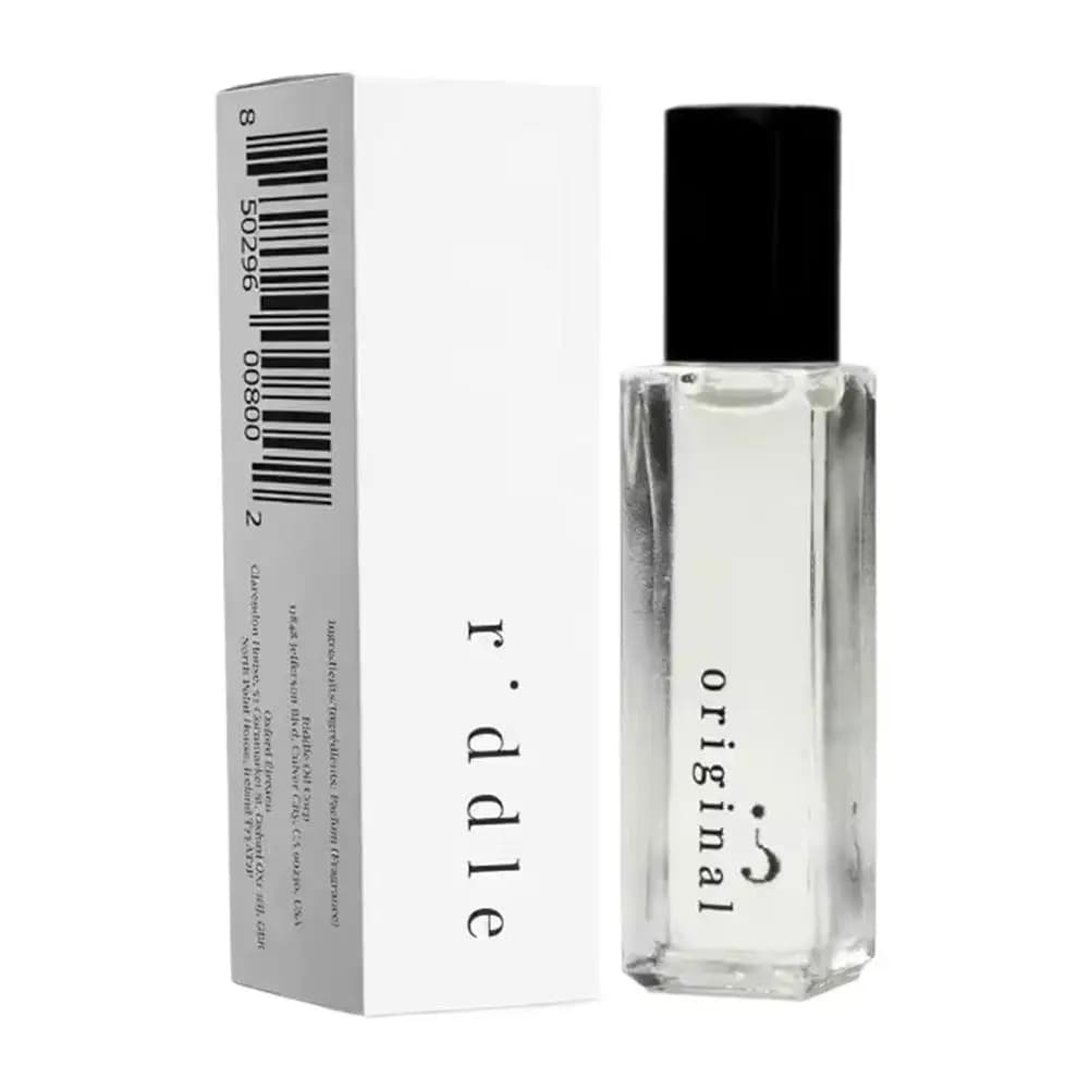 8ml Riddle Original Roll On Eau De Toilette Amber Musk Parfum léger portable à bille pour le corps H