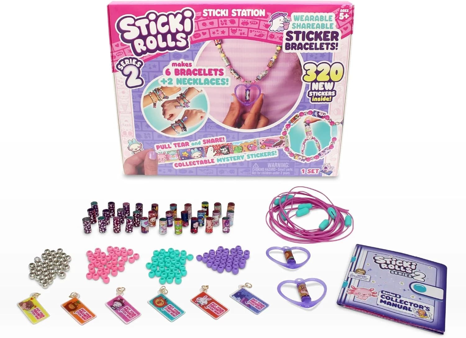 STICKI Rolls Sticki Station - Le kit de bijoux autocollants originaux, portables et partageables |  