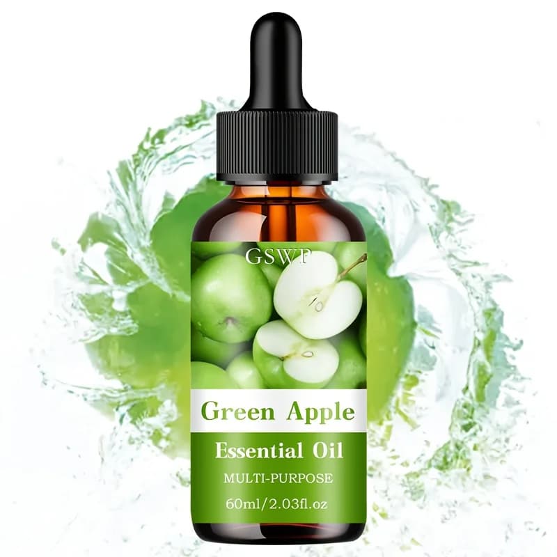 Huile essentielle de pomme verte GSWP Hydrate en profondeur les cheveux, le visage et les ongles Raf