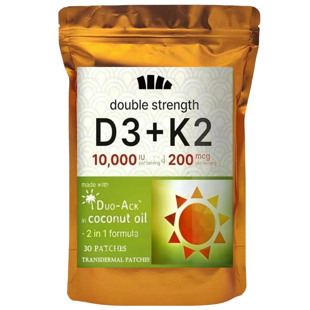 Patchs transdermiques de vitamines D3 et K2 pour soutenir la solidité des os et des muscles, l'absor