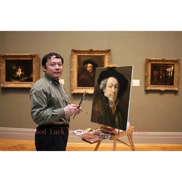Peinture à l'huile avec copie personnalisée de maître de peinture célèbre, photo peinte à la main, m