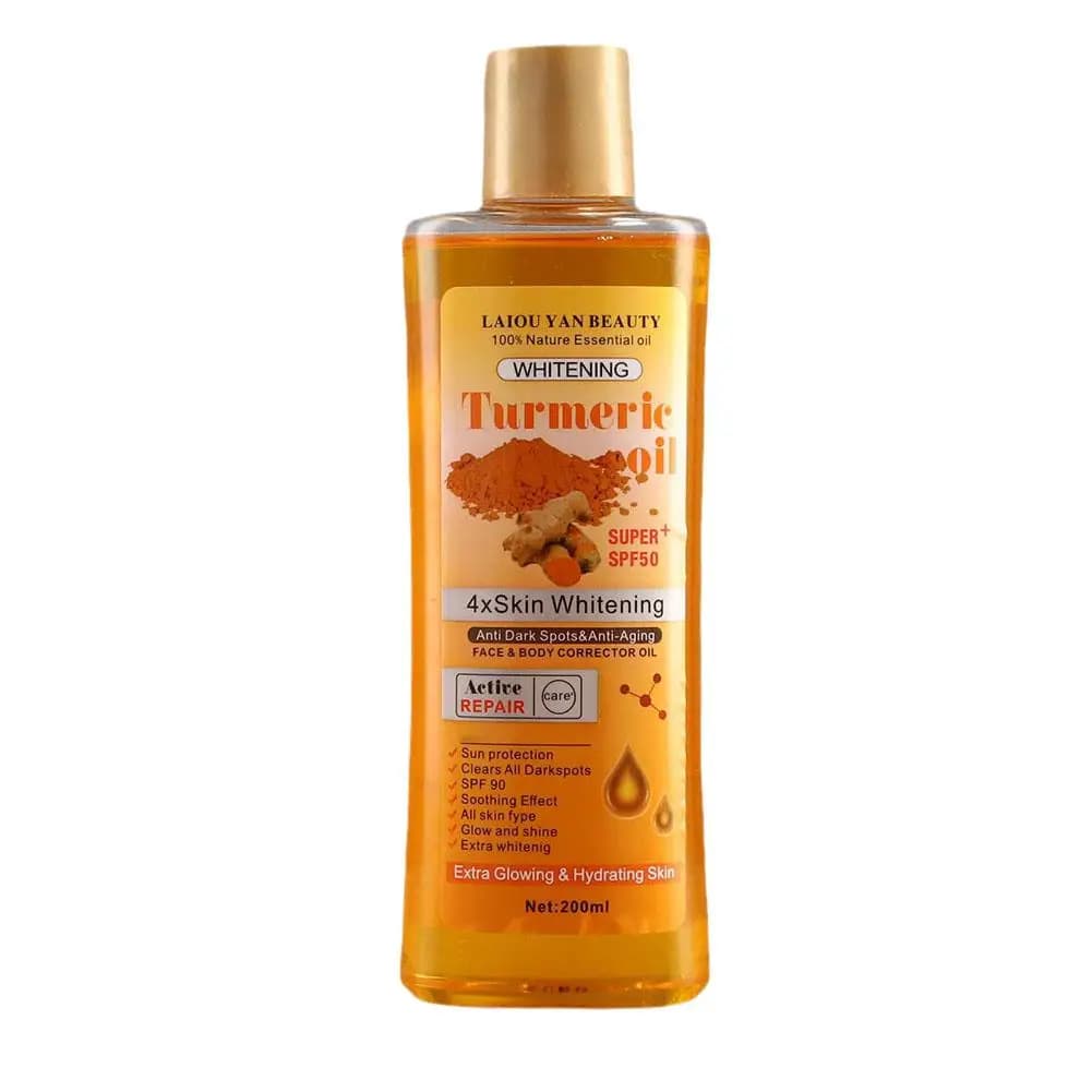 200ml huile de curcuma huile essentielle gingembre hydratation profonde hydratant nourrissant lissan