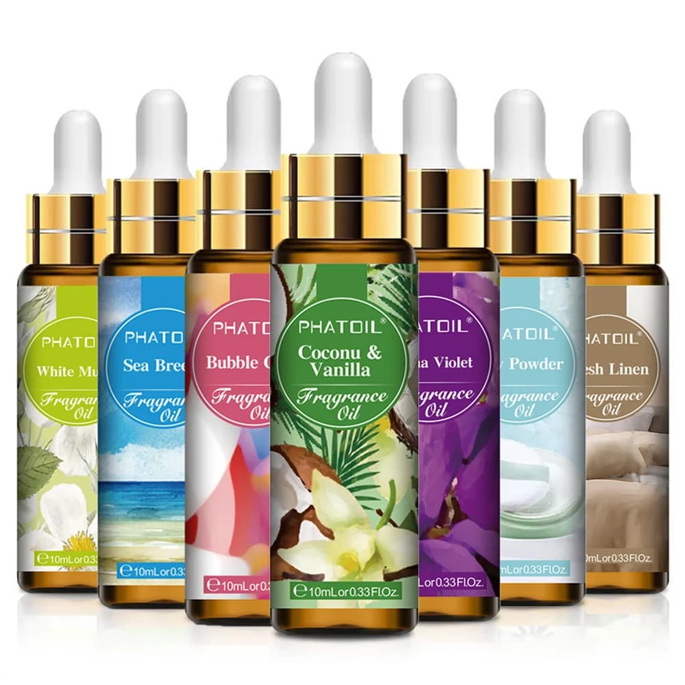 PHATOIL 10ml huile parfumée pour femmes fraise pêche ange brise de mer noix de coco et vanille gomme