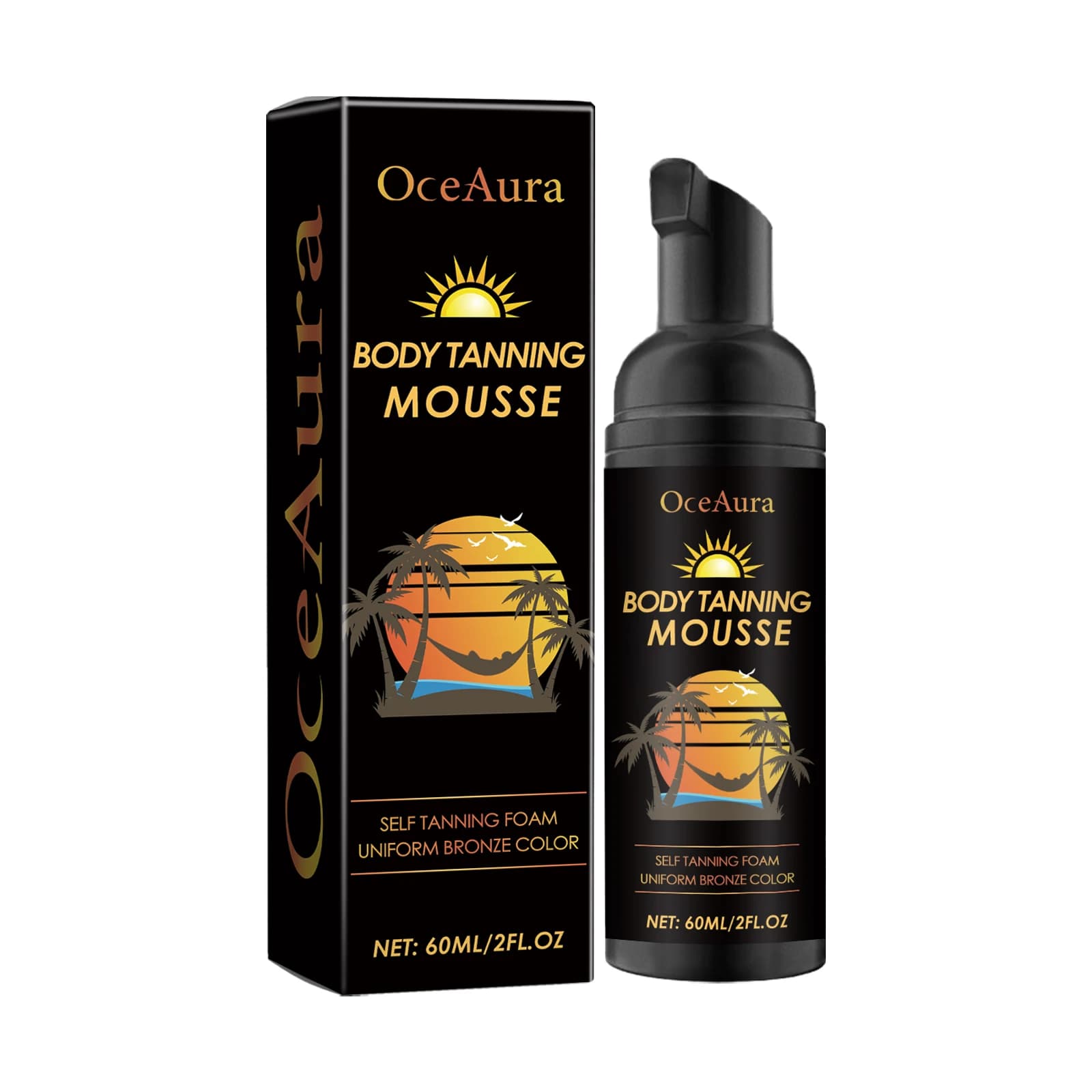 Mousse d'accélérateur de bronzage, auto-bronzant pour la peau d'été, lueur naturelle, bronzant pour 