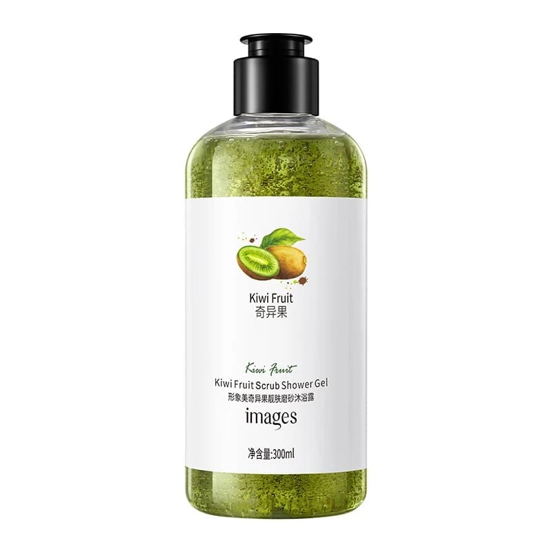 Gel douche exfoliant au citron 300 ml, sans alcool, non gras, sans formaldéhyde, riche en acide citr
