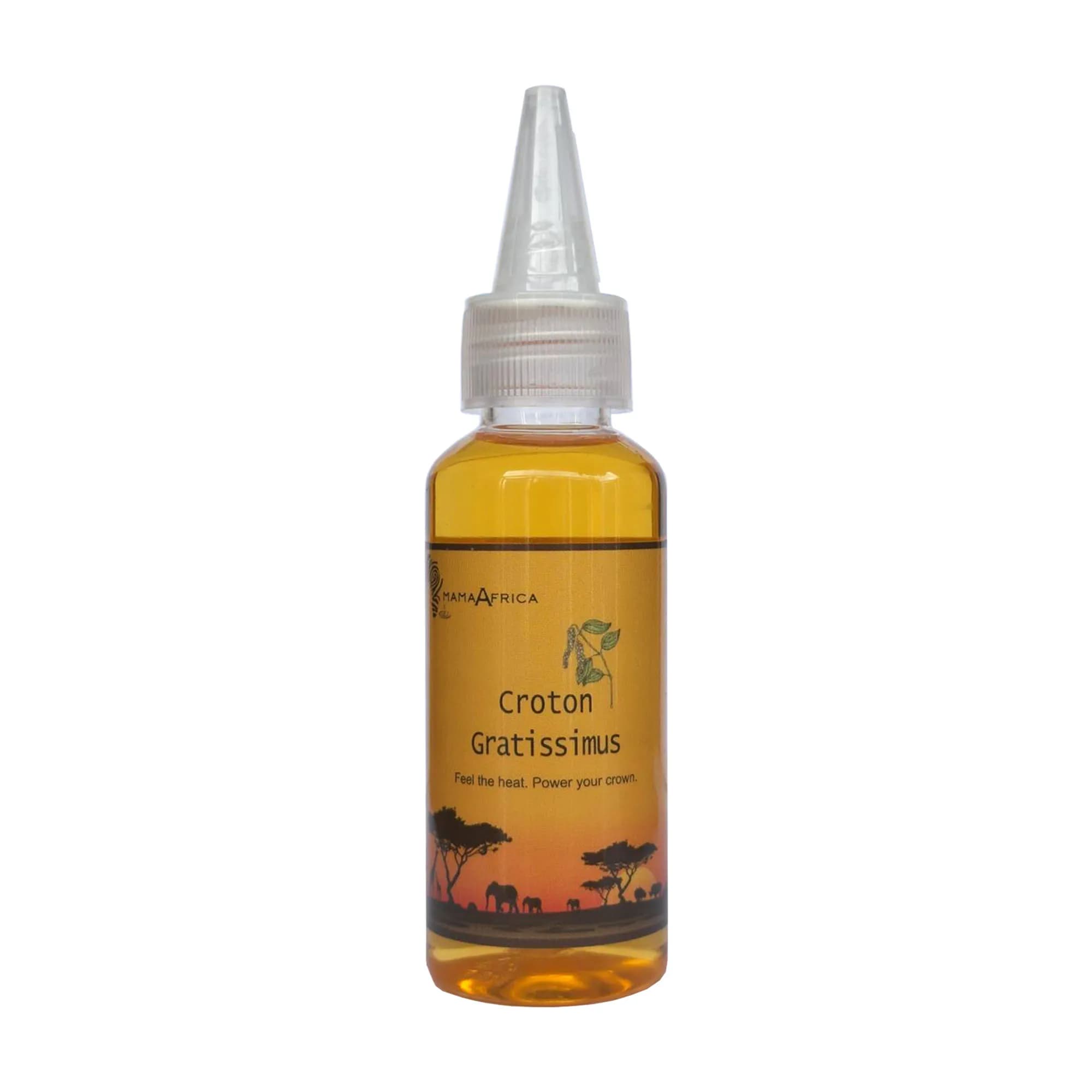 Africain traditionnel fait à la main Chebe Croton gratissimus huile pour cheveux chauds renforcement